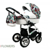 Chili Flowers Pram 3in1 Travel System Isofix Base for Newborn