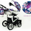 Cranes At Night Pram 3in1 Travel System Isofix Base for Newborn
