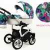 Magenta Parrots Pram 3in1 Travel System Isofix Base for Newborn