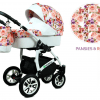 Pansies & Roses Pram 3in1 Travel System Isofix Base for Newborn