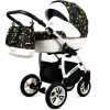 Baby Pram 3 in 1 Travel System Pushchair with Car Seat in Pattern
