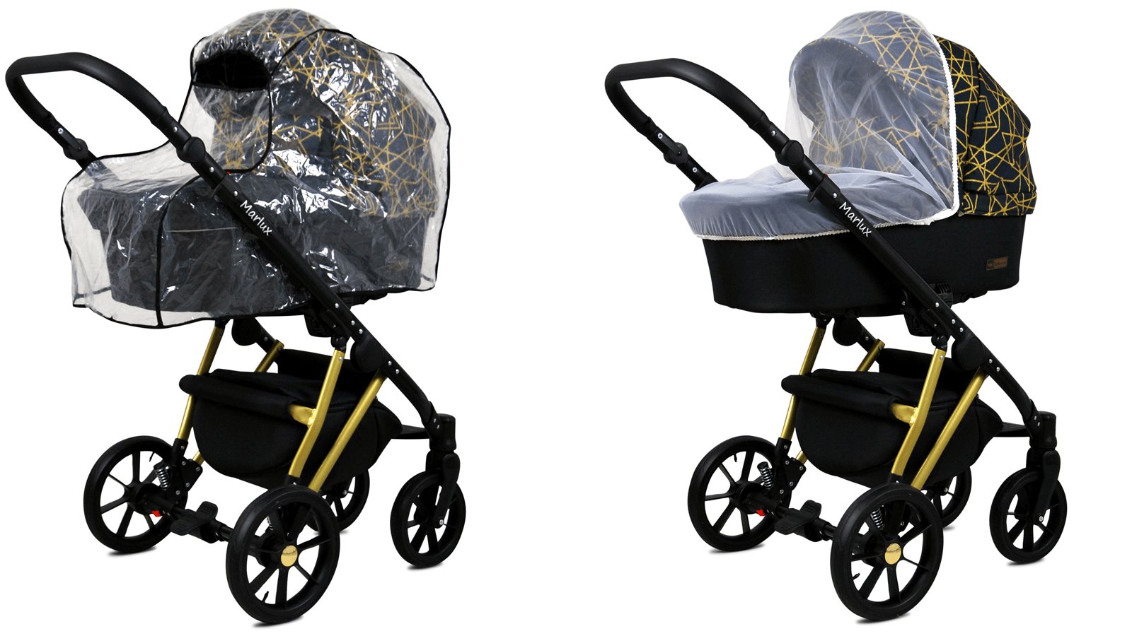 3in1 Luxury Baby Pram Newborn Car Seat - Green – Image 3