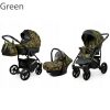 Baby Pram 3 in 1 Travel System Pushchair with Car Seat in Pattern