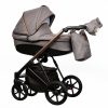 Baby Pram 4 in 1 Travel System Pushchair with Car Seat in Grey