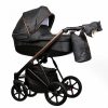 Baby Pram 4 in 1 Travel System Pushchair with Car Seat in Grey
