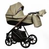 Baby Pram 4 in 1 Travel System Pushchair with Car Seat in Beige
