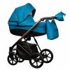 Baby Pram 4 in 1 Travel System Pushchair with Car Seat in Blue