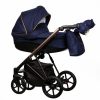 Baby Pram 4 in 1 Travel System Pushchair with Car Seat in Blue