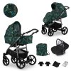 Baby Pram 3 in 1 Travel System Pushchair with Car Seat in Pattern