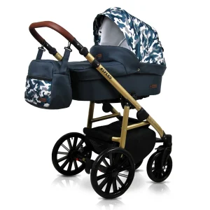Az Gray Camo Pram Pushchair 3 in 1 – BabyLux Aspero Travel System with Car Seat alternatív nézete