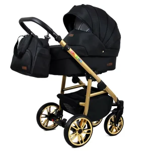 Az Onyx Pram Pushchair 3 in 1 – BabyLux Color Lux Travel System with Car Seat alternatív nézete