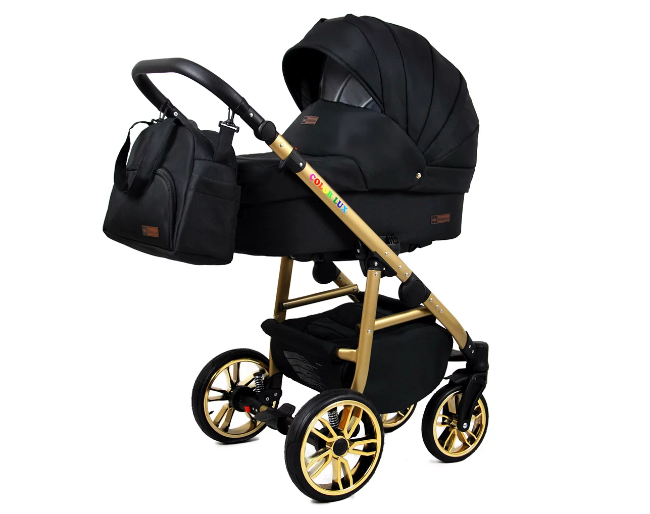 Onyx Pram Pushchair 3 in 1 – BabyLux Color Lux Travel System with Car Seat - Obrázek 2