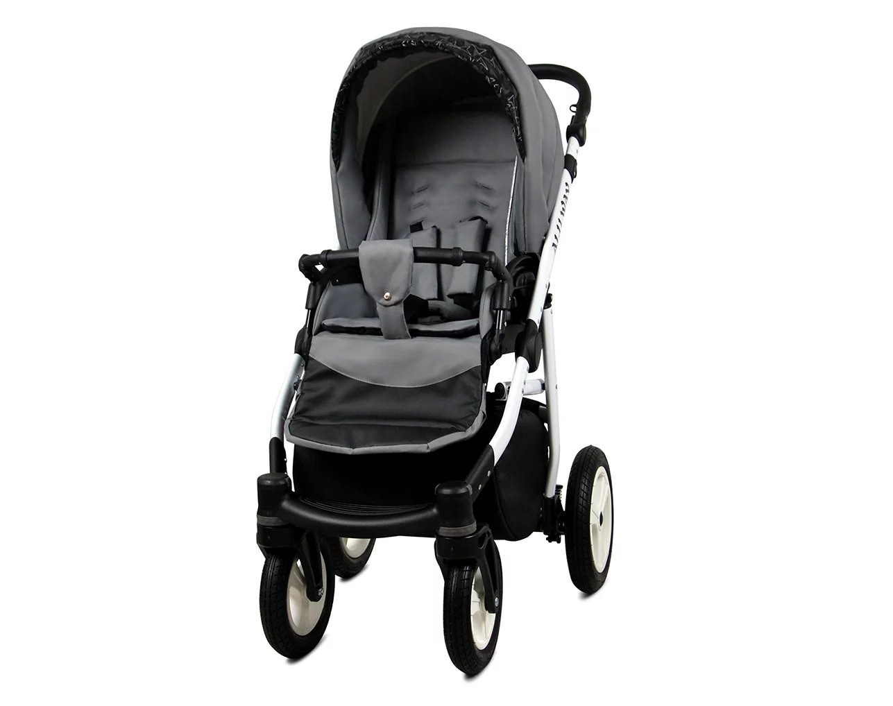 Steel Arrow Pram Pushchair 3 in 1 – BabyLux Alu Way Travel System with Car Seat - Obrázek 3