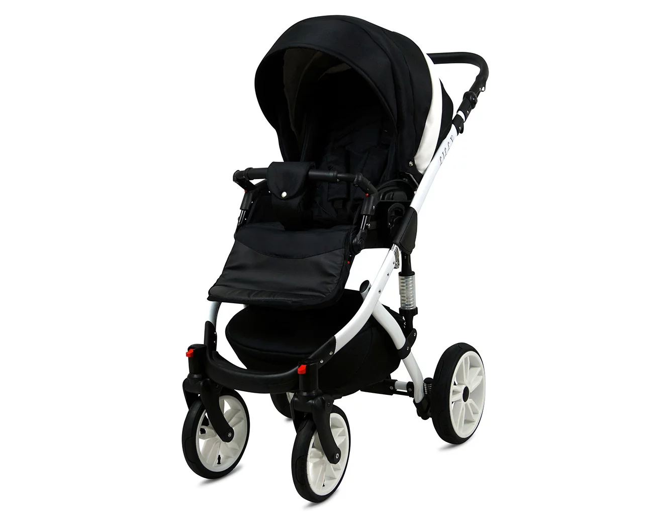 Carbon Pram Pushchair 3 in 1 – BabyLux Lilly Travel System with Car Seat - 3 kép