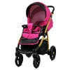 Poussette et siège auto 3 en 1 de luxe - Axel Pram de Babylux - Rose