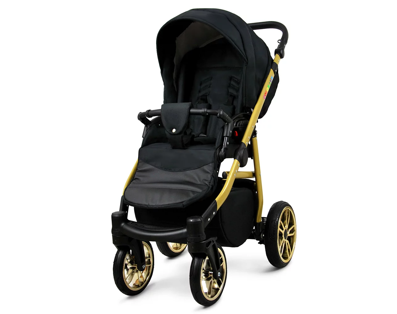 Onyx Pram Pushchair 3 in 1 – BabyLux Color Lux Travel System with Car Seat - Obrázek 3