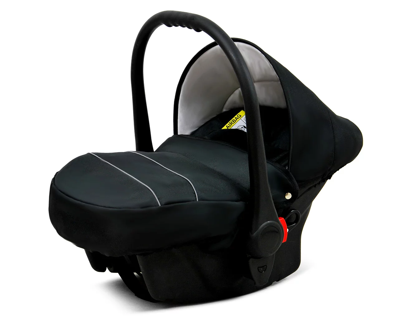 Carbon Pram Pushchair 3 in 1 – BabyLux Lilly Travel System with Car Seat - 4 kép