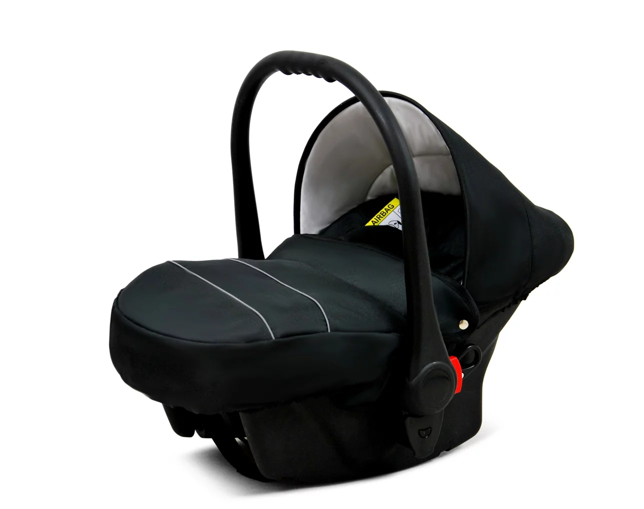3 in 1 Luxury Stroller and Car Seat - Alu Way Pram Pushchair and Car seat by Babylux- In Carbon - Imagen 5