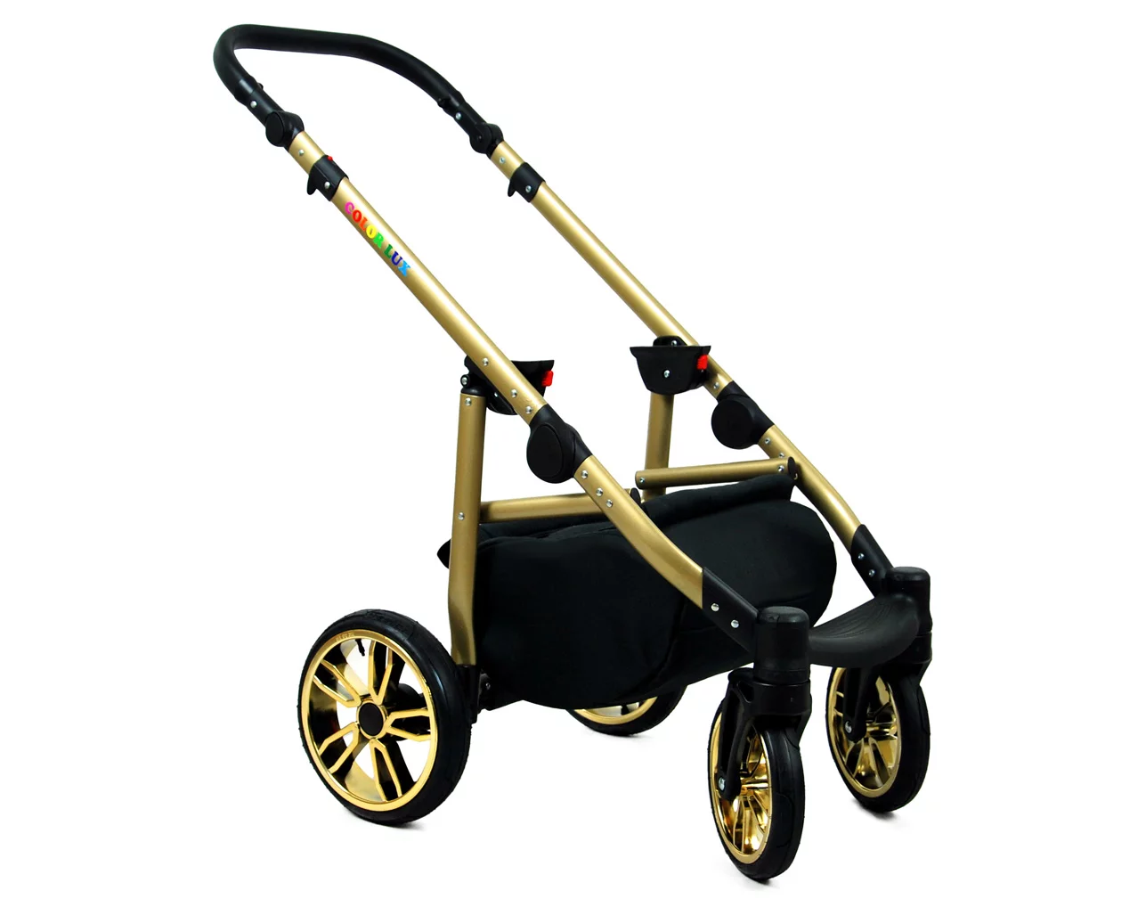 Onyx Pram Pushchair 3 in 1 – BabyLux Color Lux Travel System with Car Seat - Obrázek 5