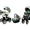 3-i-1 Lyxvagn och Bilbarnstol - Tropisk Barnvagn, Barnvagn och Bilbarnstol från Babylux - I Papegojor i tropikerna