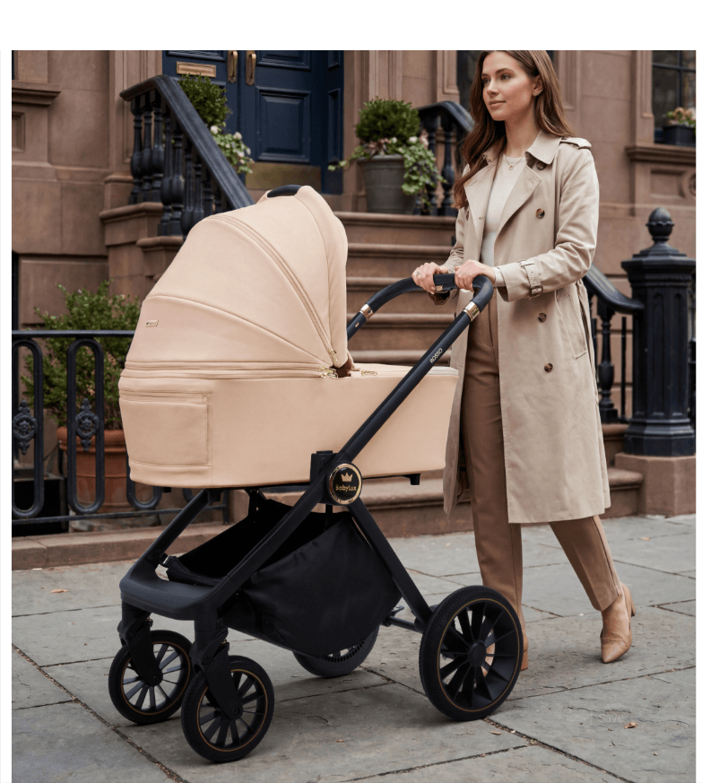 Olive 4 in 1 Pushchair – BabyLux Castor Travel System – Bild 4