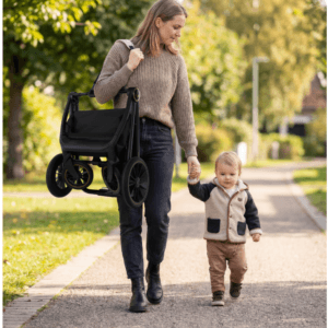 Visione alternativa di Olive 4 in 1 Pushchair – BabyLux Castor Travel System