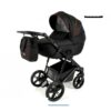 Black & Orange 2 in 1 Pram Pushchair – ADBOR OX-V Travel System