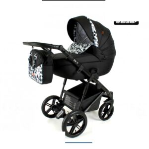 Black Mosaic 2 in 1 Pram Pushchair – ADBOR OX-V Travel System