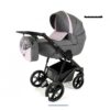 Grey & Blush 2 in 1 Pram Pushchair – ADBOR OX-V Travel System