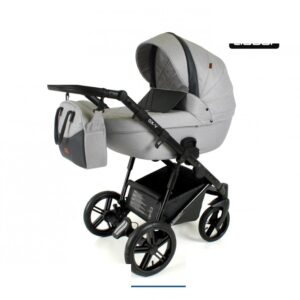 Charcoal Grey 2 in 1 Pram Pushchair – ADBOR OX-V Travel System