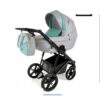 Grey & Mint 2 in 1 Pram Pushchair – ADBOR OX-V Travel System