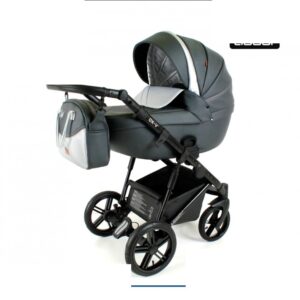 Graphite & Silver 2 in 1 Pram Pushchair – ADBOR OX-V Travel System