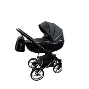 Black & White 3 in 1 Pram Pushchair – ADBOR OXV-3D Travel System