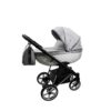 Silver Grey & White 3 in 1 Pram Pushchair – ADBOR OXV-3D Travel System