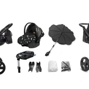Autre point de vue sur Air Pattern Pram Pushchair 2 in 1 – BabyActive Mommy Travel System