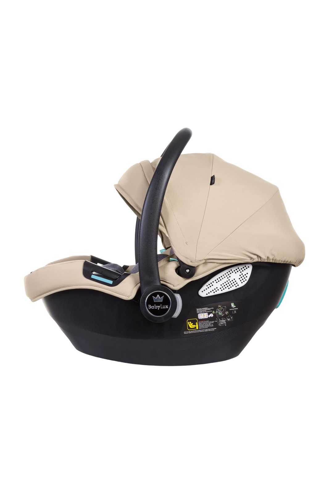Beige 3 in 1 Pushchair – BabyLux Gavia Travel System - obrazek 3
