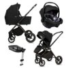 Black 3 in 1 Pushchair – BabyLux Gavia Travel System