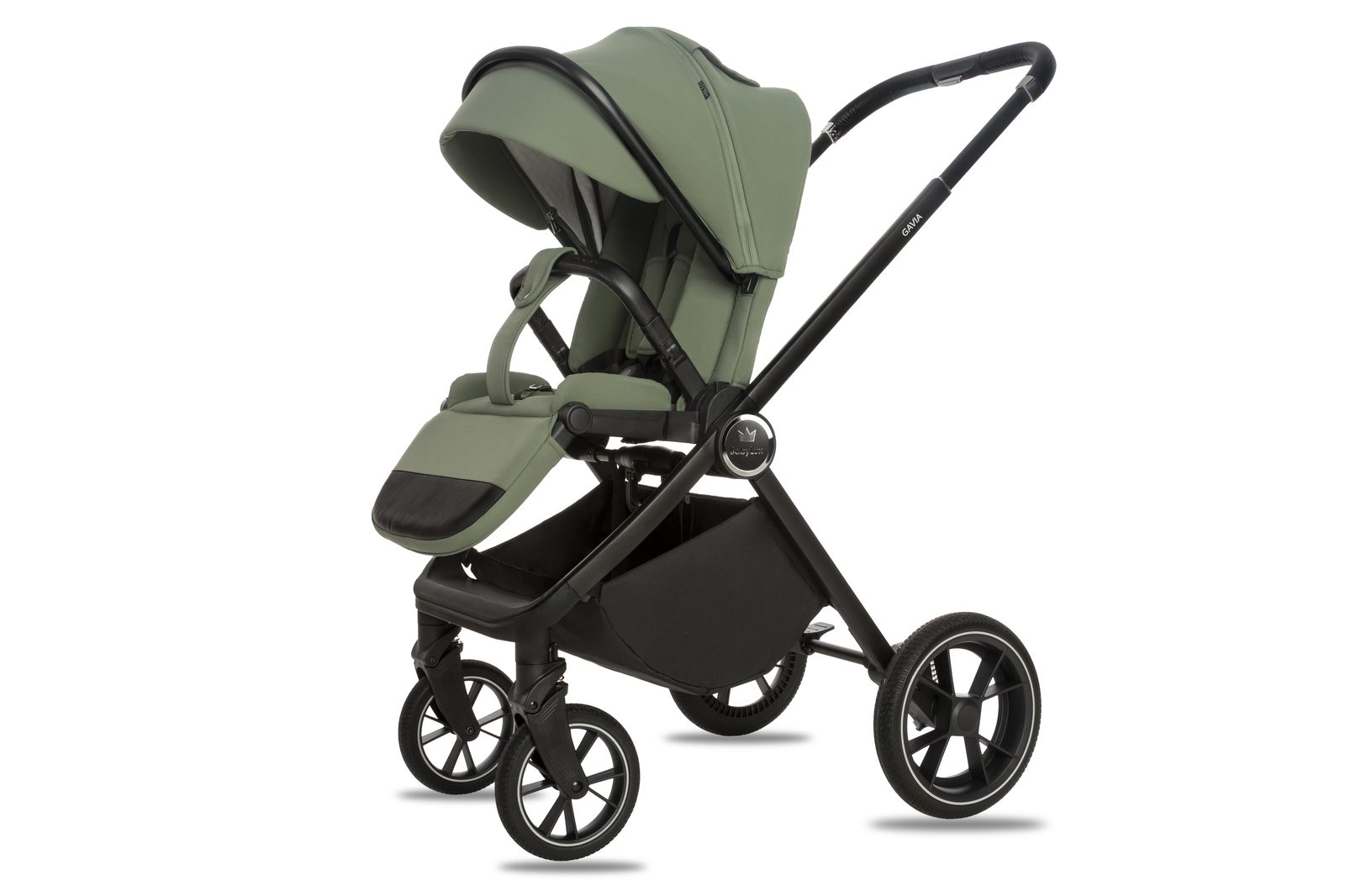 Green 3 in 1 Pushchair – BabyLux Gavia Travel System - obrazek 5