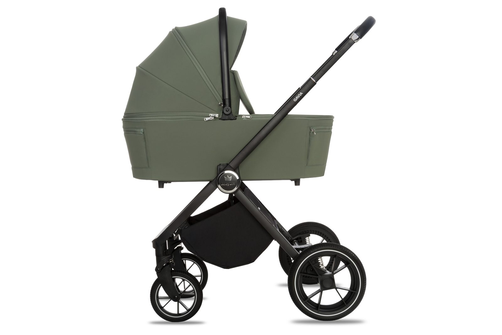Green 3 in 1 Pushchair – BabyLux Gavia Travel System - obrazek 7