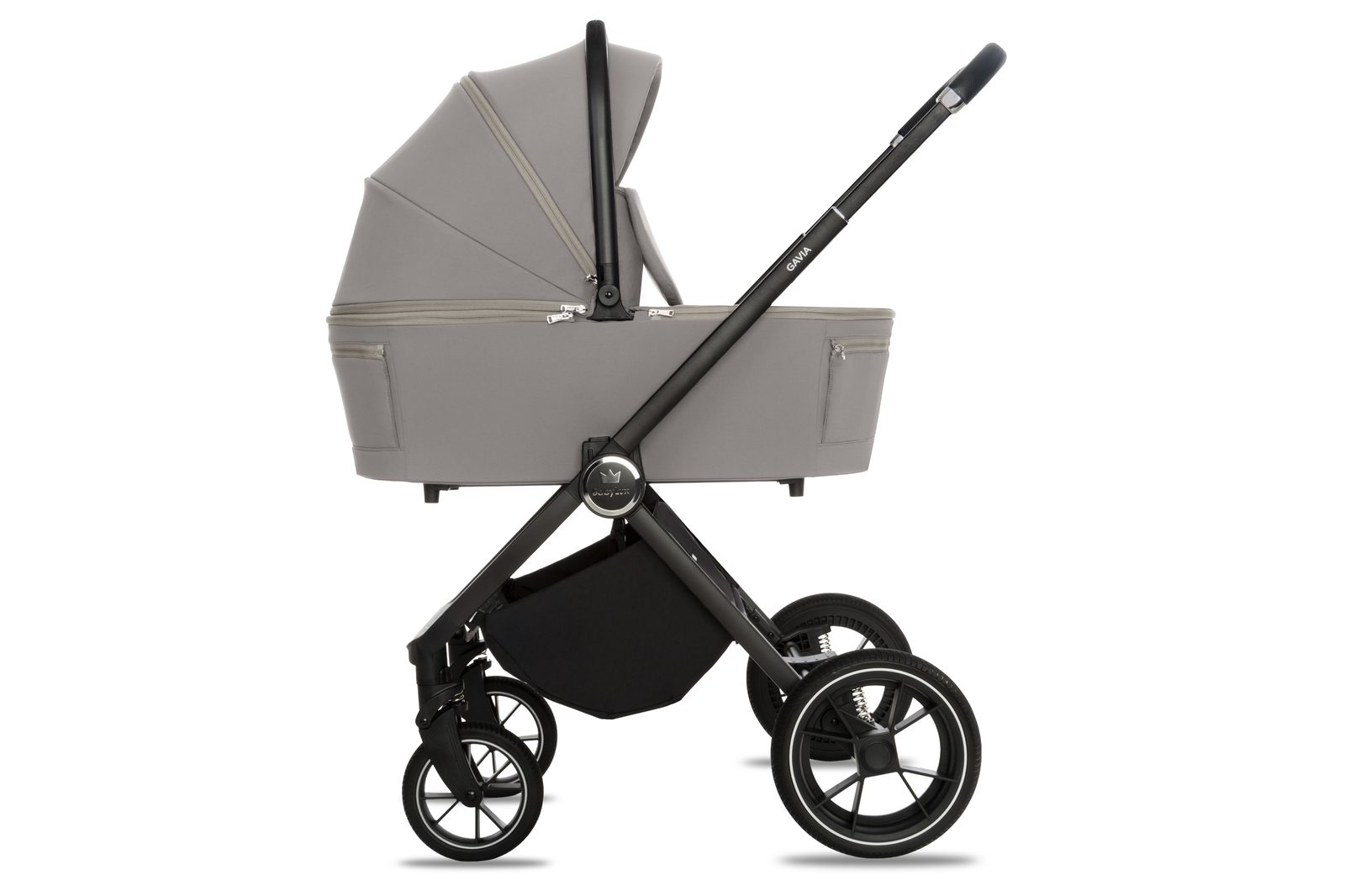 Grey 3 in 1 Pushchair – BabyLux Gavia Travel System - imagine 7
