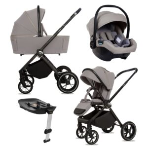 Grey 3 in 1 Pushchair – BabyLux Gavia Travel System