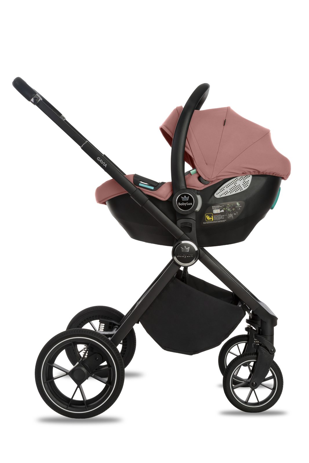 Rose 3 in 1 Pushchair – BabyLux Gavia Travel System – Bild 4