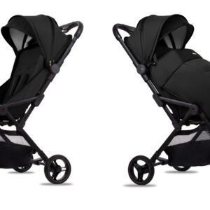 Black 2 in 1 Pushchair – BabyLux Giau Travel System