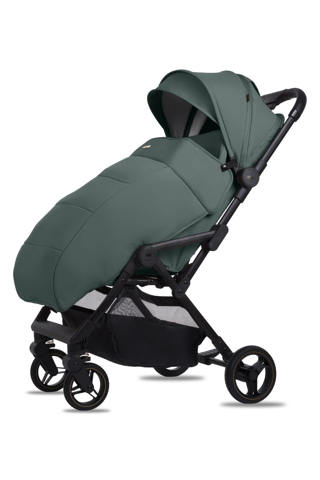 Bottle Green 2 in 1 Pushchair – BabyLux Giau Travel System - Image 3