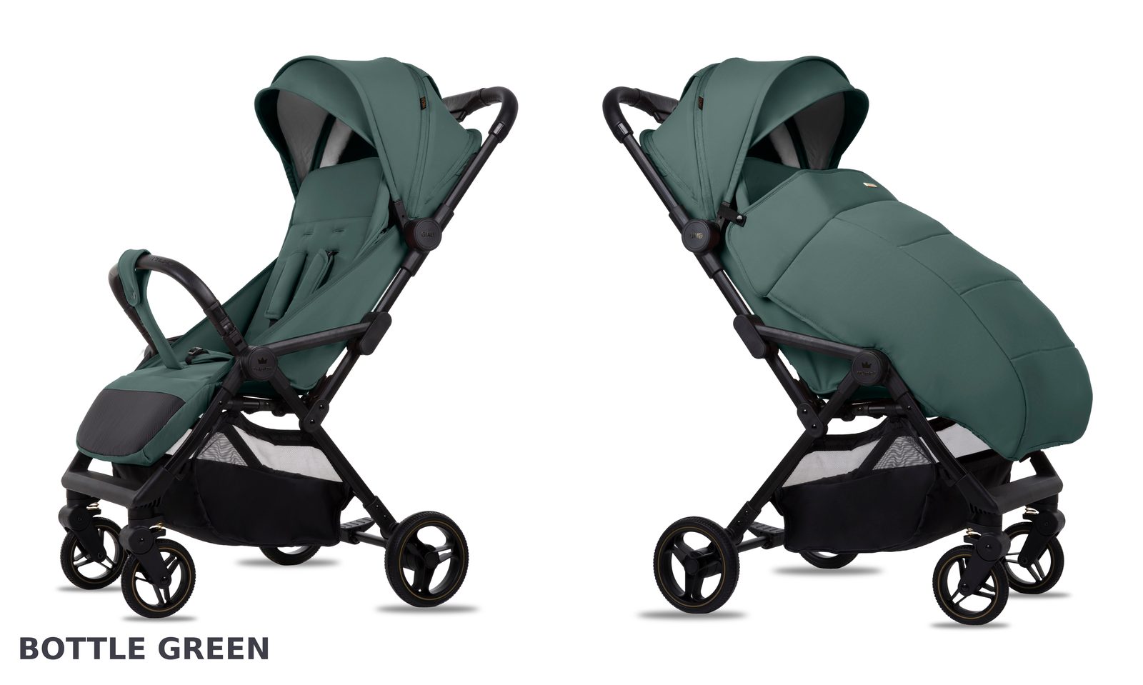 Bottle Green 2 in 1 Pushchair – BabyLux Giau Travel System