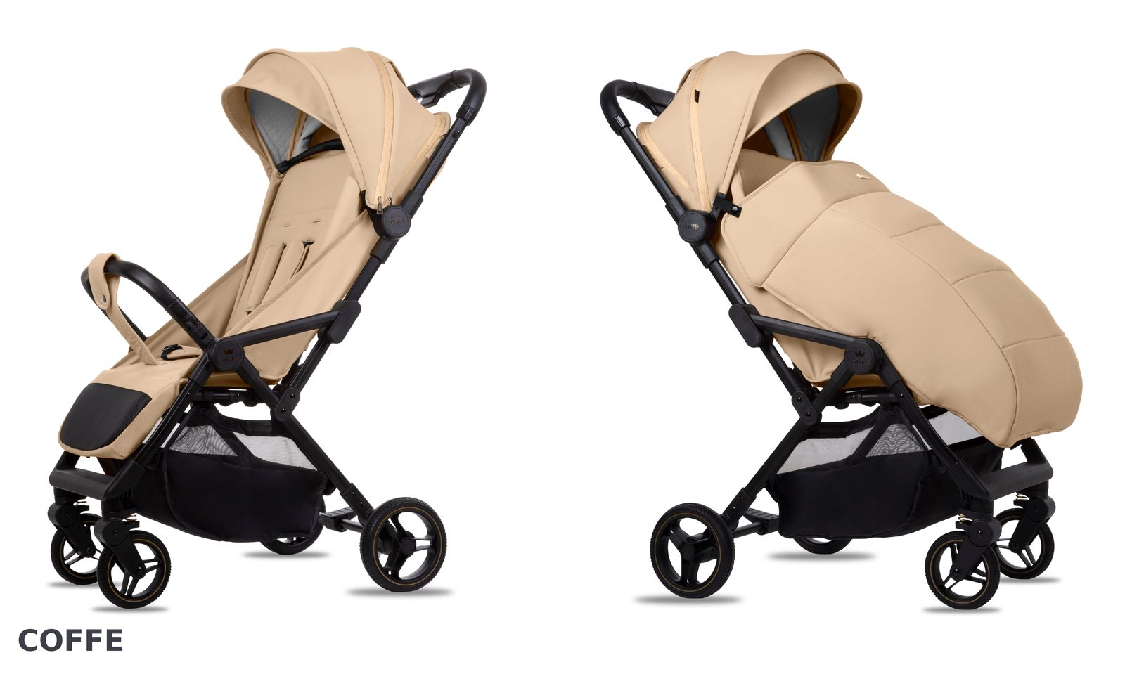 Coffee 2 in 1 Pushchair – BabyLux Giau Travel System