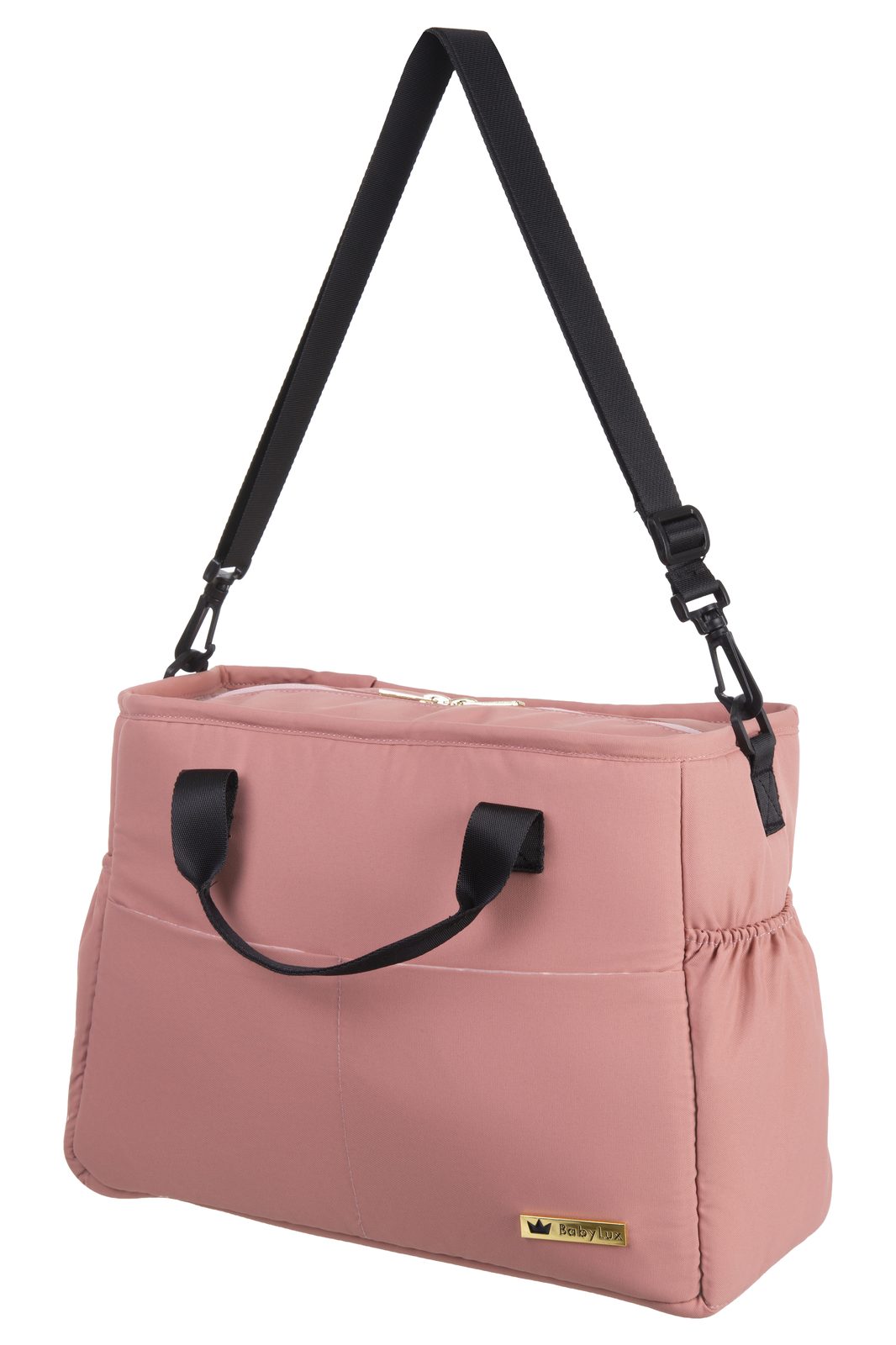 Salmon Pink 2 in 1 Pushchair – BabyLux Giau Travel System - Obrázek 3