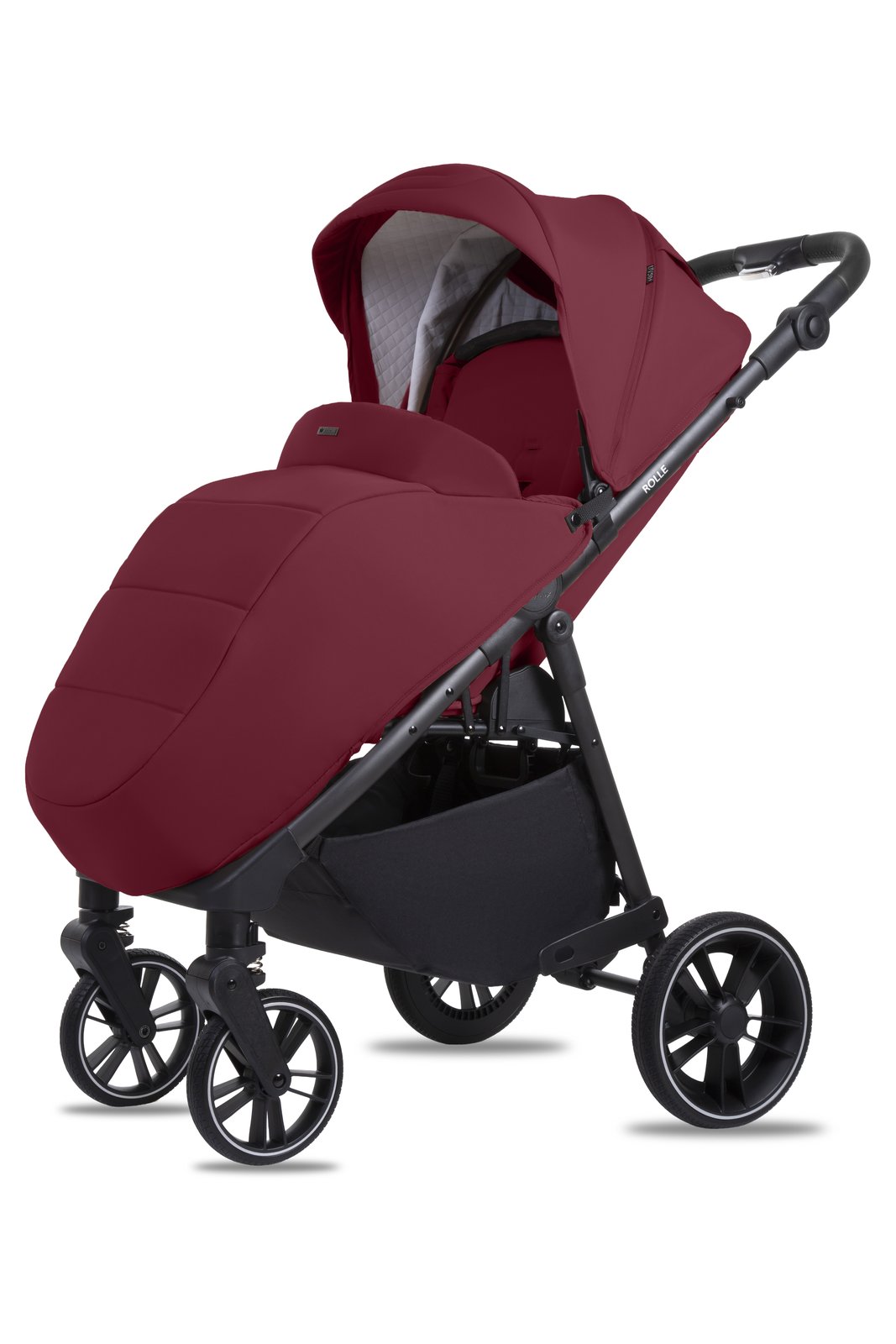 Burgundy 2 in 1 Pushchair – BabyLux Rolle Travel System - Εικόνα 3