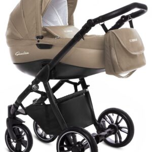 Beżowy wózek spacerowy 2 w 1 – BabyActive Giulia Travel System