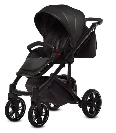 Black Pram Pushchair 3 in 1 – BabyActive Giulia Travel System with Car Seat - Image 4